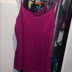 Express pink tank top